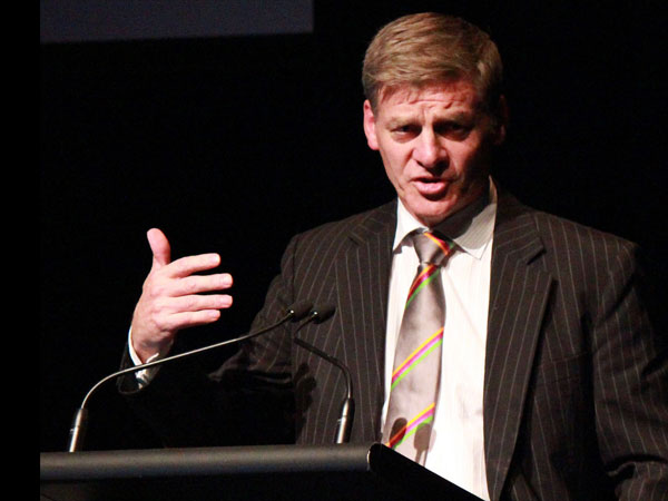 ew Zealand Finance Minister Hon Bill English giving the closing keynote of the SUNZ 2015 conference