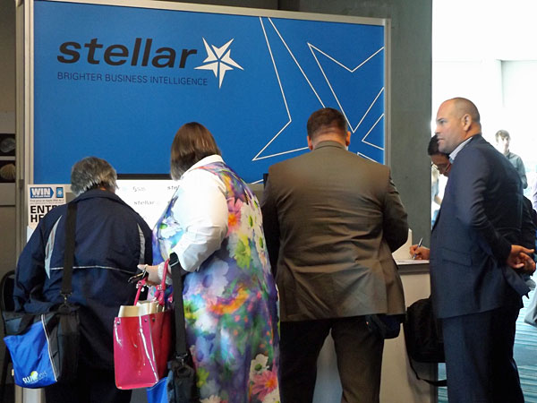 Stellar Consulting booth at SUNZ 2015 conference